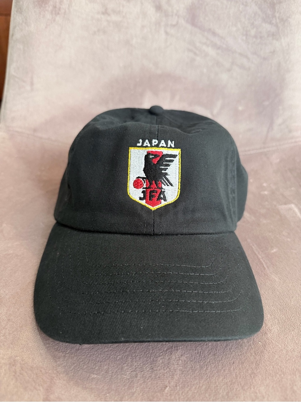 Japan JFA World Cup Soccer Black Baseball Cap